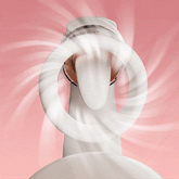 Sandra Tongue Licking Vacuum Suction Clitoral G-spot Vibrator